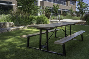 Aluminum Metal Picnic Tables For Pavilions