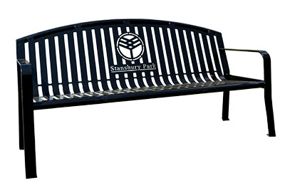 Classic Curve Bench For Parks